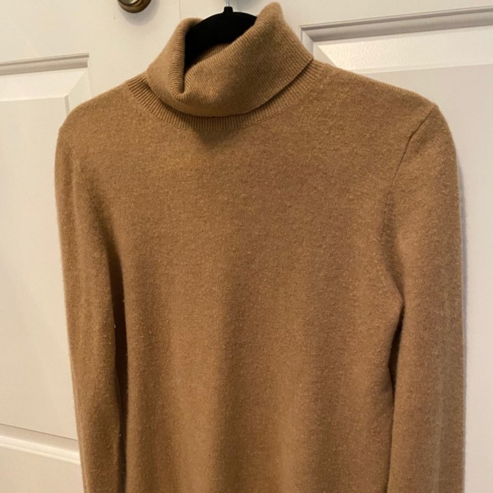 JCrew Camel Cashmere Sweater